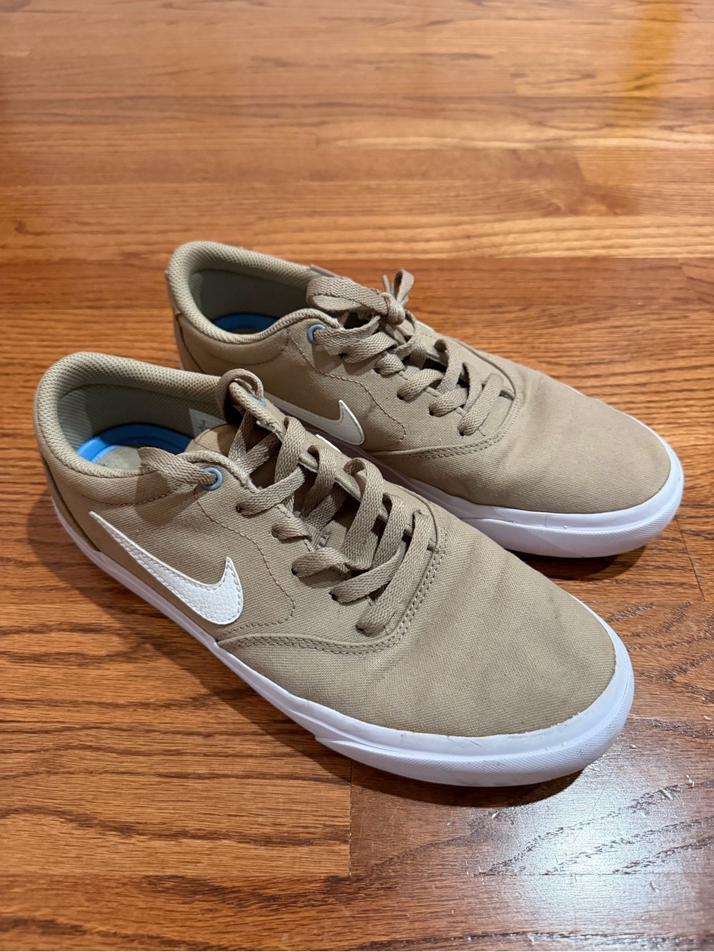 Nike Chron SLR SB Khaki Tan Canvas Low-Top Sneakers 9